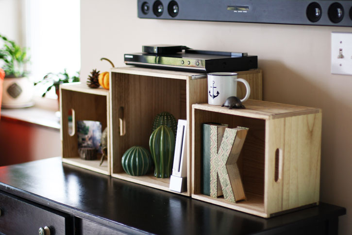 How to Make An Easy and Stylish DIY TV Console with Wood Boxes
